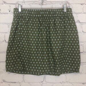Toad & Co Green Tencel Skirt Size M Pockets Pull On
